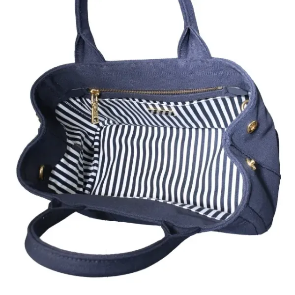 【2026】PRADA コットンキャンバス 2WAYトートバッグ 28*20*14cm 【2026】PRADA コットンキャンバス 2WAYトートバッグ 28*20*14cm