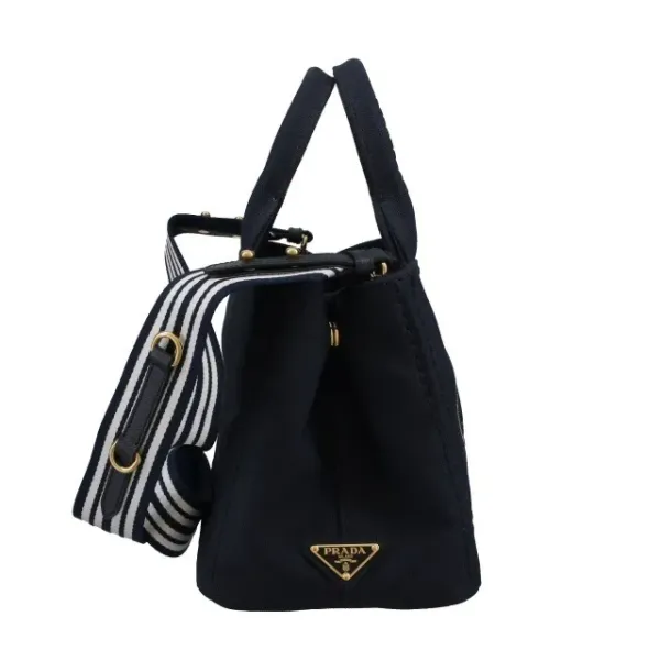 【2026】PRADA コットンキャンバス 2WAYトートバッグ 28*20*14cm 【2026】PRADA コットンキャンバス 2WAYトートバッグ 28*20*14cm