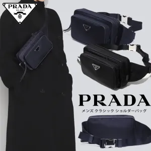 【2026】PRADA プラダメンズファッションクラシックショルダーバッグ 21*12.5*4.5cm 【2026】PRADA プラダメンズファッションクラシックショルダーバッグ 21*12.5*4.5cm