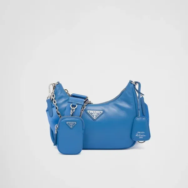 【2026】★PRADA直営店★RE-EDITION ナッパレザー ショルダーバッグ 22*18*6.5cm