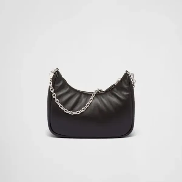 【2026】★PRADA直営店★RE-EDITION ナッパレザー ショルダーバッグ 22*18*6.5cm