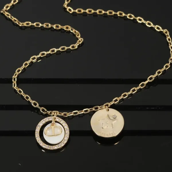 【2026】【 DIOR】ネックレス、新しいネックレス万能シンプルファッションオーナメント 【2026】【 DIOR】ネックレス、新しいネックレス万能シンプルファッションオーナメント
