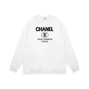 【2026】【CHANEL 公式旗艦店】シャネル  丸首の衛衣  スウェットご好評に付き再入荷！