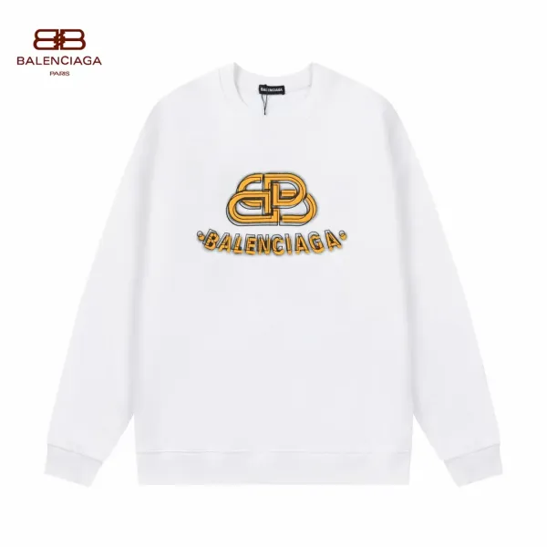 【2026】【BALENCIAGA 公式旗艦店】バレンシアガ 丸首の衛衣 スウェット ご好評に付き再入荷！