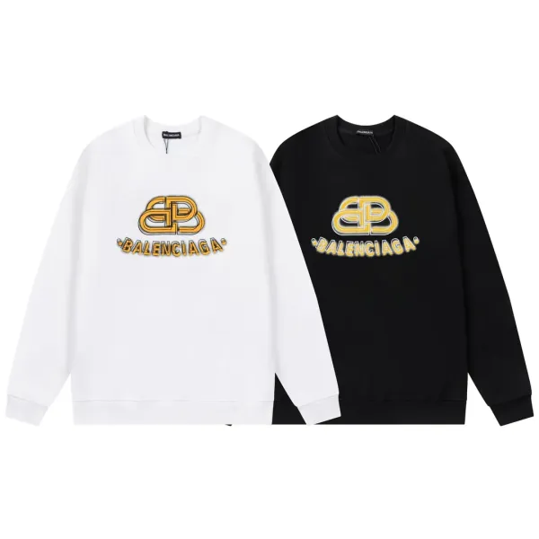 【2026】【BALENCIAGA 公式旗艦店】バレンシアガ 丸首の衛衣 スウェット ご好評に付き再入荷！