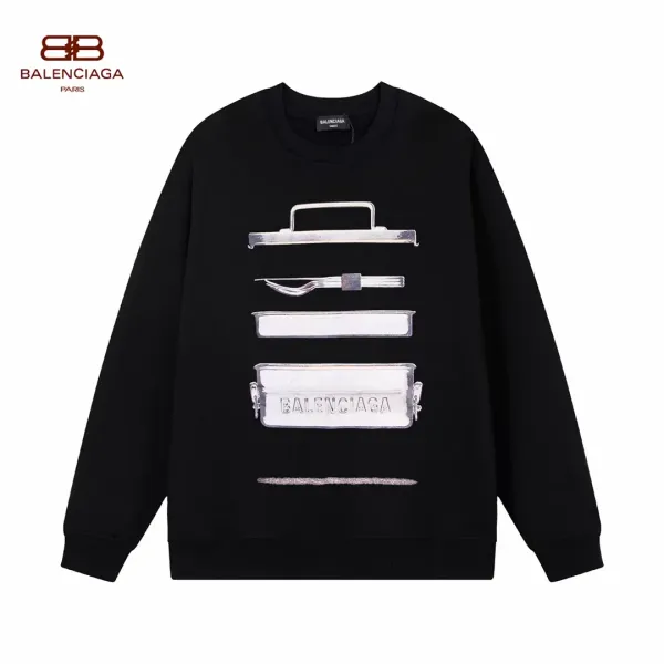 【2026】【BALENCIAGA 公式旗艦店】バレンシアガ 丸首の衛衣 スウェット ご好評に付き再入荷! 【2026】【BALENCIAGA 公式旗艦店】バレンシアガ 丸首の衛衣 スウェット ご好評に付き再入荷!