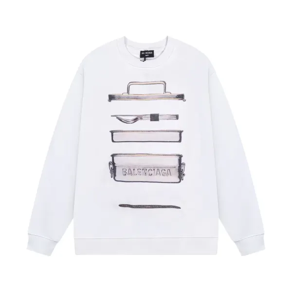 【2026】【BALENCIAGA 公式旗艦店】バレンシアガ 丸首の衛衣 スウェット ご好評に付き再入荷! 【2026】【BALENCIAGA 公式旗艦店】バレンシアガ 丸首の衛衣 スウェット ご好評に付き再入荷!