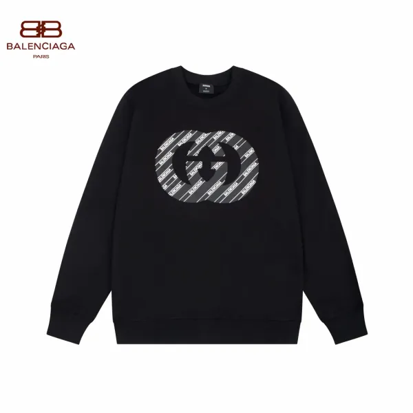 【2026】【BALENCIAGA 公式旗艦店】バレンシアガ 丸首の衛衣 スウェット ご好評に付き再入荷！