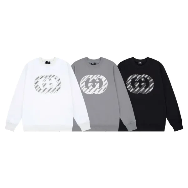 【2026】【BALENCIAGA 公式旗艦店】バレンシアガ 丸首の衛衣 スウェット ご好評に付き再入荷！