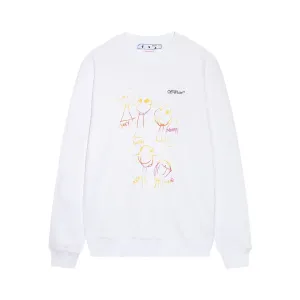 【2026】【OFF-WHITE  公式旗艦店】オフホワイトス丸首の衛衣ウェットご好評に付き再入荷！