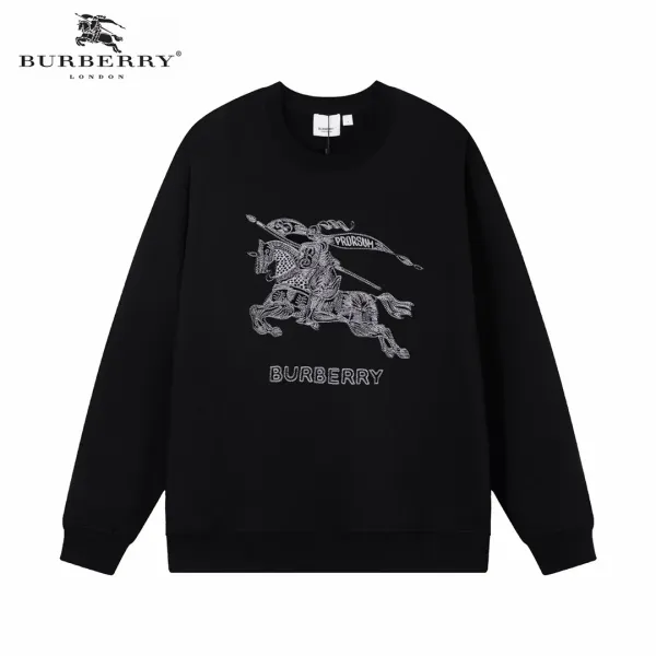 【2026】【BURBERRY 公式旗艦店】バーバリー   丸首の衛衣 ご好評に付き再入荷！