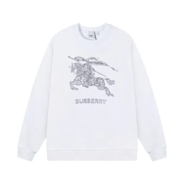 【2026】【BURBERRY 公式旗艦店】バーバリー   丸首の衛衣 ご好評に付き再入荷！