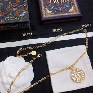 【2026】【DIOR】ネックレス、新しいネックレス万能シンプルファッションオーナメント 【2026】【DIOR】ネックレス、新しいネックレス万能シンプルファッションオーナメント