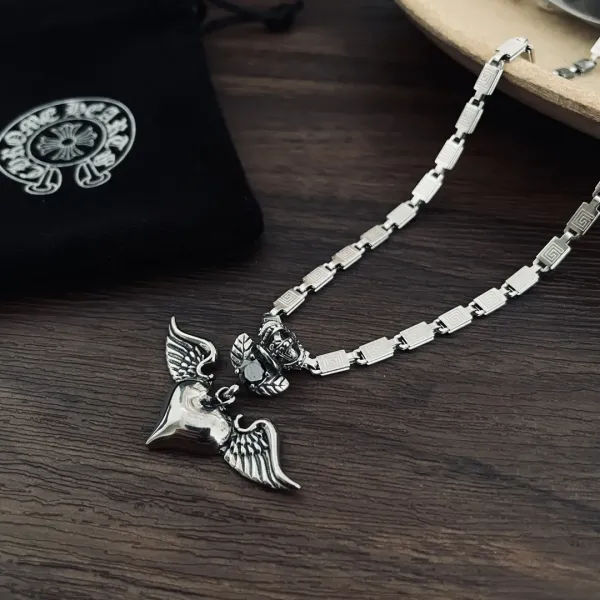 【2026】【CHROME HEARTS 】ネックレス、新しいネックレス万能シンプルファッションオーナメント