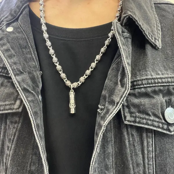 【2026】【GUCCI 】ネックレス、新しいネックレス万能シンプルファッションオーナメント 【2026】【GUCCI 】ネックレス、新しいネックレス万能シンプルファッションオーナメント