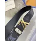 【2026】【LOUIS VUITTON】(ルイヴィトン) 3.8cmベルト メンズ
