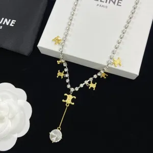 【2026】【CELINE】ネックレス、新しいネックレス万能シンプルファッションオーナメント 【2026】【CELINE】ネックレス、新しいネックレス万能シンプルファッションオーナメント