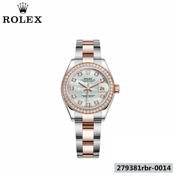 【2026】ROLEX レディ デイトジャスト オイスター 28 mm オイスタースチール&エバーローズゴールド、ダイヤモンド 【2026】ROLEX レディ デイトジャスト オイスター 28 mm オイスタースチール&エバーローズゴールド、ダイヤモンド