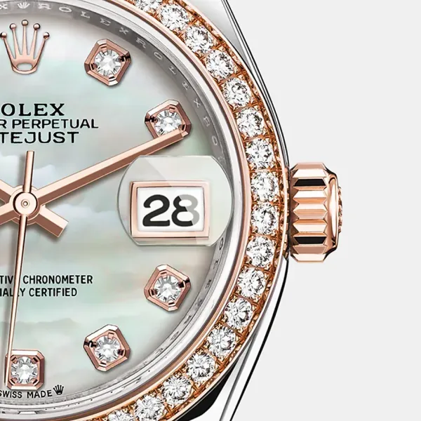 【2026】ROLEX レディ デイトジャスト オイスター 28 mm オイスタースチール&エバーローズゴールド、ダイヤモンド 【2026】ROLEX レディ デイトジャスト オイスター 28 mm オイスタースチール&エバーローズゴールド、ダイヤモンド