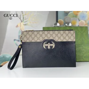 【2026】【GUCCI 公式 旗艦店】クッチ  クラッチバッグ 当日出荷 好評に付き再入荷！30.5*21*1.5CM