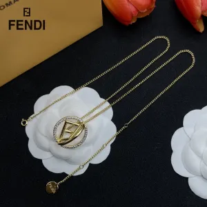 【2026】【FENDI】ネックレス、新しいネックレス万能シンプルファッションオーナメント