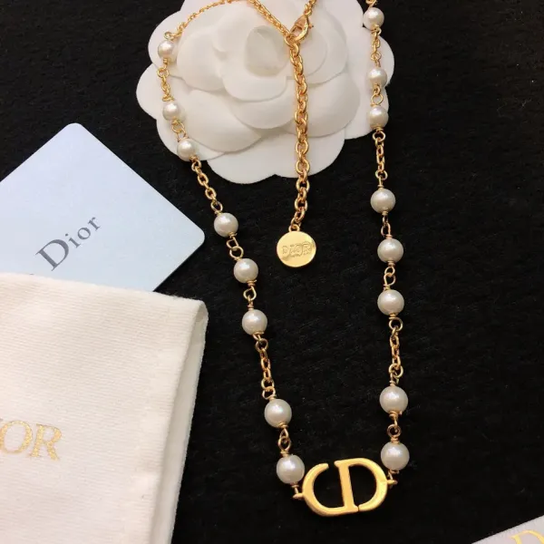 【2026】【DIOR】ネックレス、新しいネックレス万能シンプルファッションオーナメント