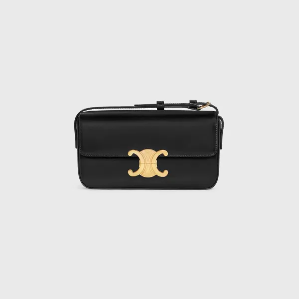 【2026】新作 CELINE♪ トリオンフ ショルダーバッグ カーフスキン 20 X 10 X 4 CM 【2026】新作 CELINE♪ トリオンフ ショルダーバッグ カーフスキン 20 X 10 X 4 CM