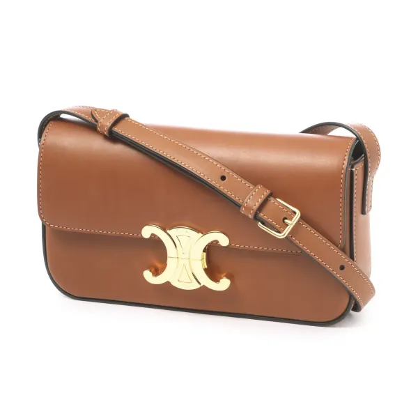 【2026】新作 CELINE♪ トリオンフ ショルダーバッグ カーフスキン 20 X 10 X 4 CM 【2026】新作 CELINE♪ トリオンフ ショルダーバッグ カーフスキン 20 X 10 X 4 CM