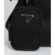 【2026】PRADA ☆ナイロンxサフィアーノレザー クロスボディバッグ 20*16*5cm 【2026】PRADA ☆ナイロンxサフィアーノレザー クロスボディバッグ 20*16*5cm