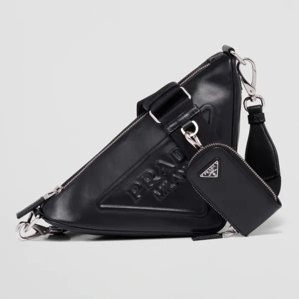 【2026】累積売上第１位☆新作☆ プラダ PRADA トライアングル レザーショルダーバッグ