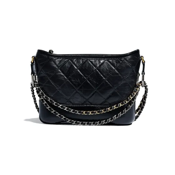 【2026】【CHANEL】ガブリエルスモールホーボーバッグ ブラック