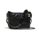 【2026】【CHANEL】ガブリエルスモールホーボーバッグ ブラック