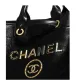 【2026】【CHANEL】シャネル☆ラージ トート カーフ 黒 CC ロゴ A66941