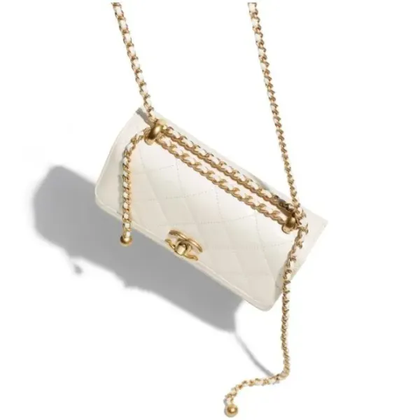 【2026】【CHANEL】ミニ フラップ バッグ ホワイト