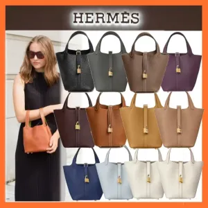 【2026】HERMES エルメス ピコタン PM ブラック トリヨン 18*18*13cm 【2026】HERMES エルメス ピコタン PM ブラック トリヨン 18*18*13cm