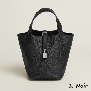 【2026】HERMES エルメス ピコタン PM ブラック トリヨン 18*18*13cm 【2026】HERMES エルメス ピコタン PM ブラック トリヨン 18*18*13cm