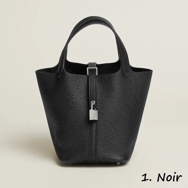 【2026】HERMES エルメス ピコタン PM ブラック トリヨン 18*18*13cm 【2026】HERMES エルメス ピコタン PM ブラック トリヨン 18*18*13cm