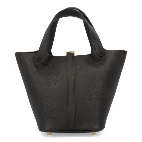 【2026】HERMES エルメス ピコタン PM ブラック トリヨン 18*18*13cm 【2026】HERMES エルメス ピコタン PM ブラック トリヨン 18*18*13cm