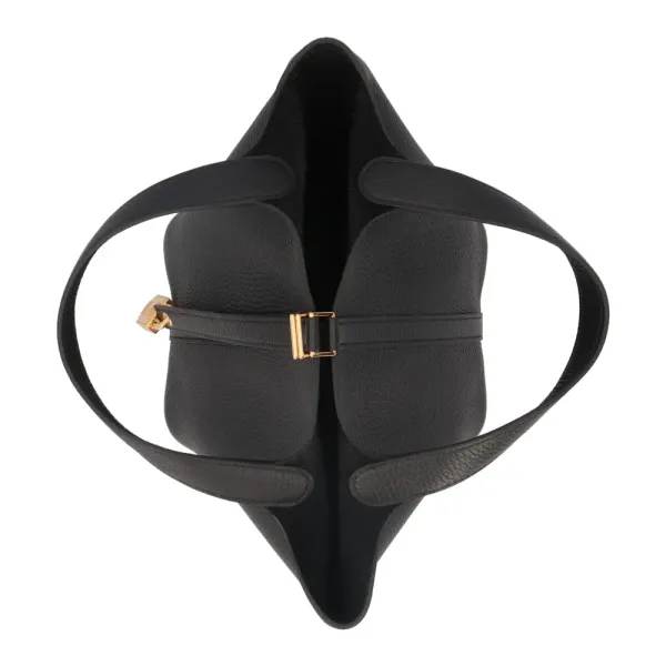 【2026】HERMES エルメス ピコタン PM ブラック トリヨン 18*18*13cm 【2026】HERMES エルメス ピコタン PM ブラック トリヨン 18*18*13cm
