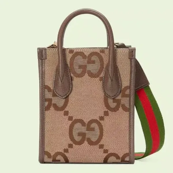 【2026】GUCCI ジャンボGG ミニ トートバッグ 16*20*7cm