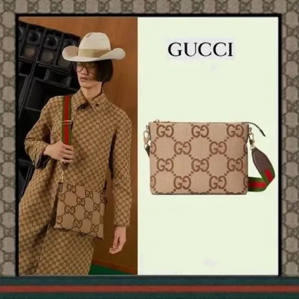 【2026】GUCCI ★ジャンボGG メッセンジャーバッグ 31*24.5*5cm 【2026】GUCCI ★ジャンボGG メッセンジャーバッグ 31*24.5*5cm