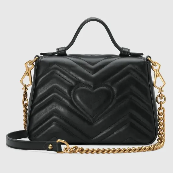 【2026】GUCCI GGマーモント ミニ トップハンドルバッグ