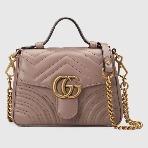 【2026】GUCCI GGマーモント ミニ トップハンドルバッグ