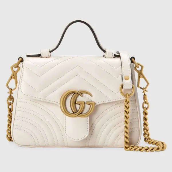 【2026】GUCCI GGマーモント ミニ トップハンドルバッグ