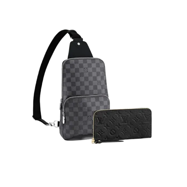 【2026】LOUIS VUITTON アヴェニュー・スリングバッグ 長財布 2点セット お得 N41719+M61864 20.0 x 31.0 x 10.0 cm/19.5 x 10.5 x 2.5 cm
