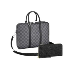 【2026】LV LOUIS VUITTON ハンドバッグ ビジネスバッグ 長財布 2点セット お得 N41718+M61864