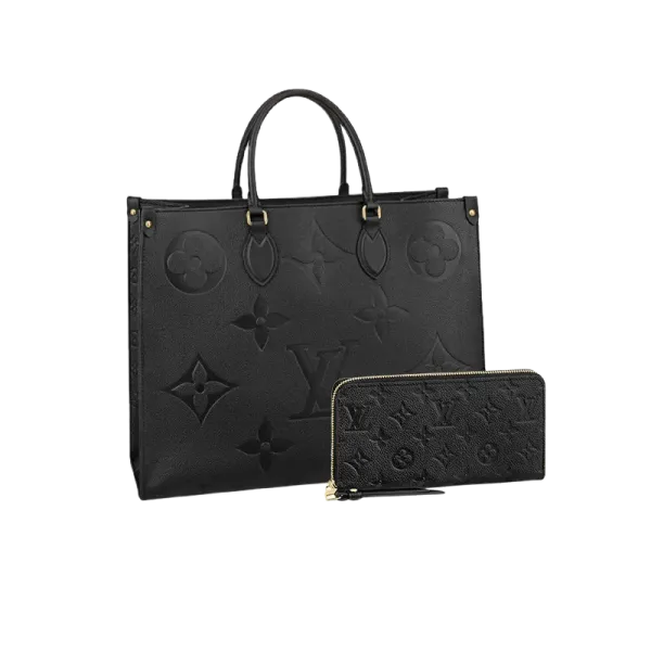 【2026】LOUIS VUITTON オンザゴー GM 長財布 2点セット お得 M44925+M61864 41 x 34 x 19 cm/19.5 x 10.5 x 2.5 cm