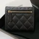 【2026】《シルエットとロゴが可愛い♪》CHANEL マトラッセ三つ折り財布 10*11.5*3cm