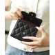 【2026】《シルエットとロゴが可愛い♪》CHANEL マトラッセ三つ折り財布 10*11.5*3cm
