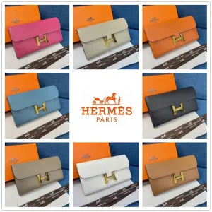 【2026】HERMÈS 長財布 8カラー 22X11CM